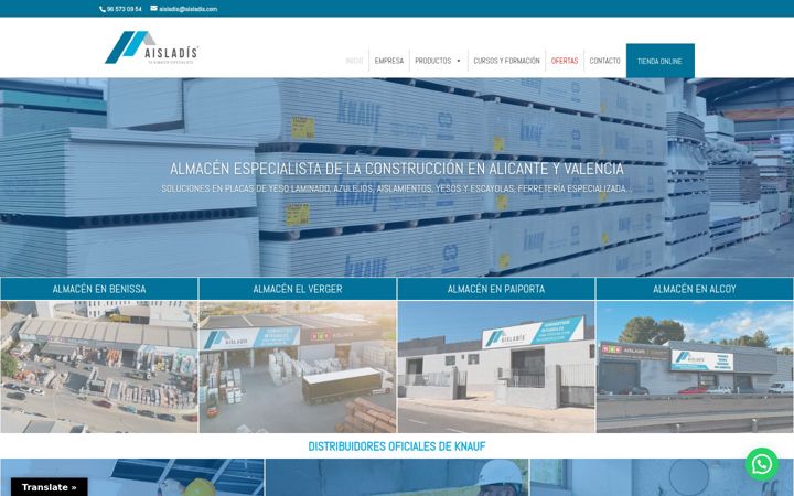 Capture d'écran de aisladis.com
