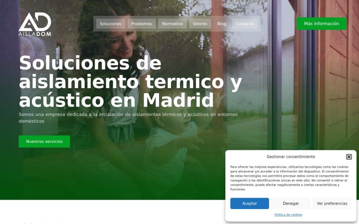 Screenshot of aisladom.com