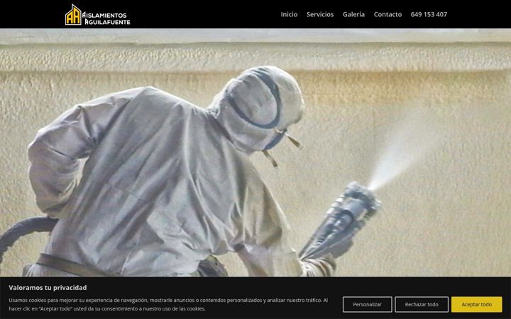 Capture d'écran de aislaguilafuente.com