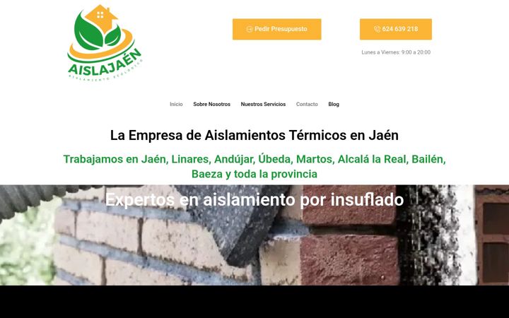 Screenshot of aislajaen.com
