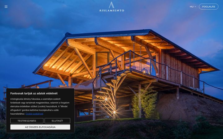 Screenshot of aislamiento.hu