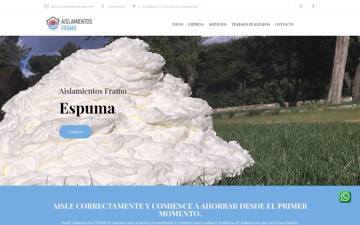 Screenshot of aislamientoenmadrid.com