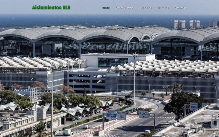 Screenshot of aislamientosblb.es