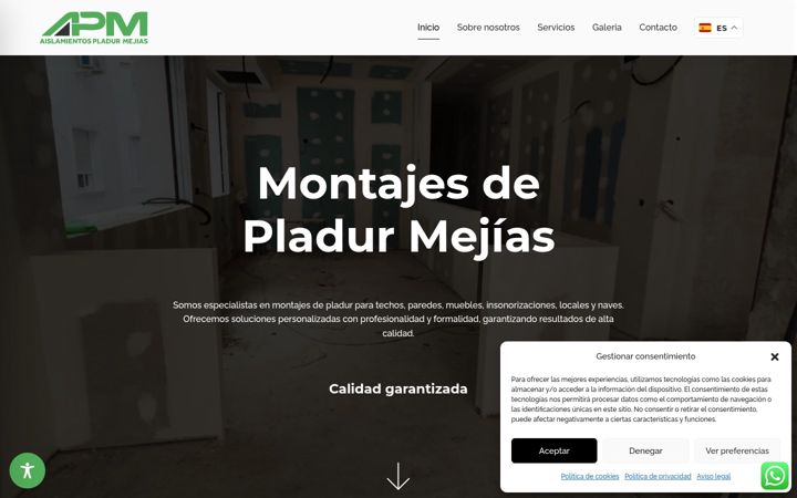 Screenshot von aislamientosdepladurmejias.com