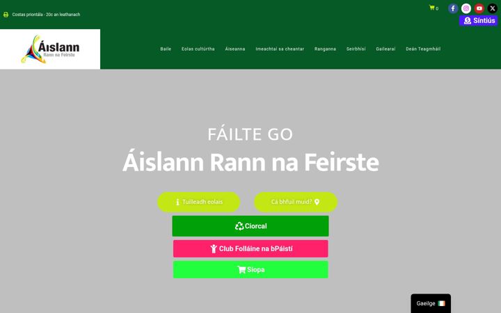 Captură de ecran a aislannrnf.com