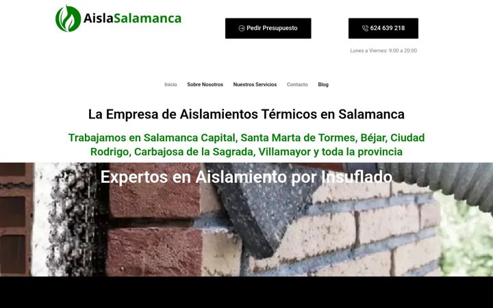 Screenshot of aislasalamanca.com