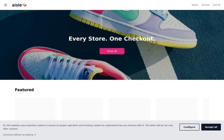 Screenshot of aisle-3.co