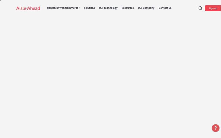 Screenshot of aisleahead.com