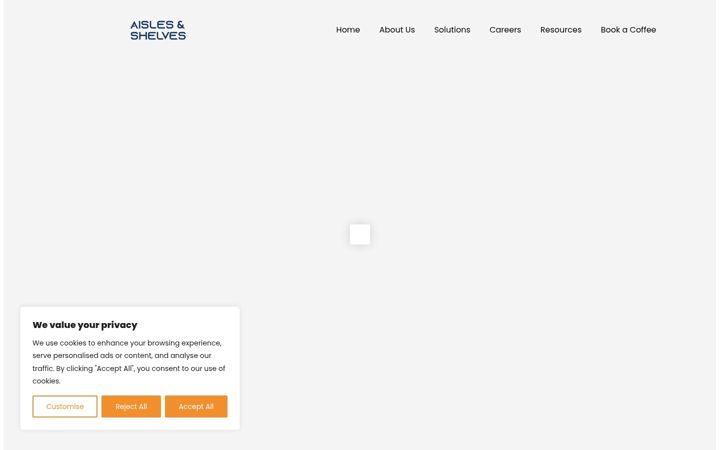 Screenshot of aisles-shelves.com