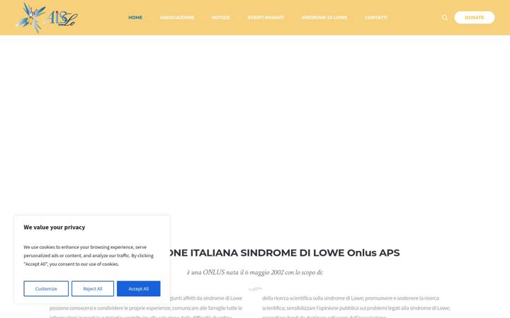 Screenshot stránky aislolowe.it