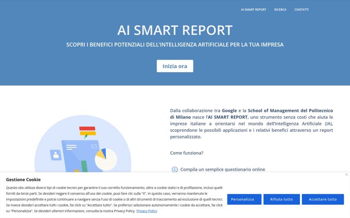 Skärmbild av aismartreport.it