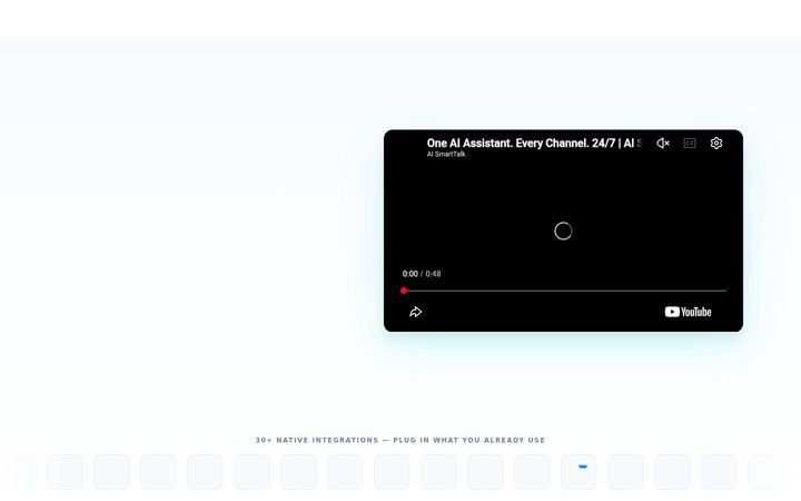Screenshot of aismarttalk.tech