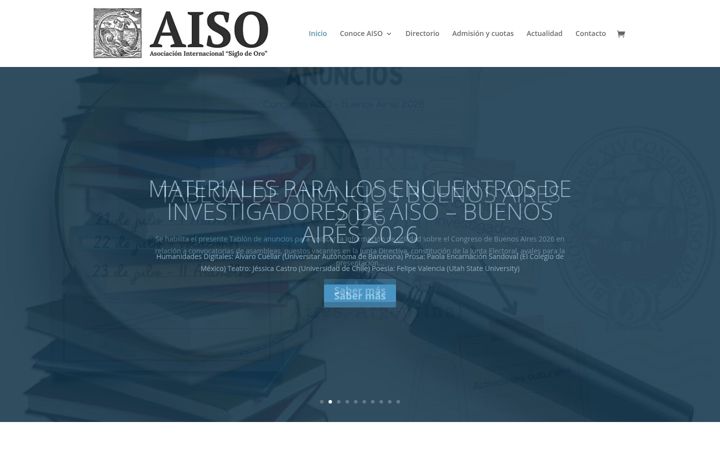Screenshot of aiso-asociacion.org