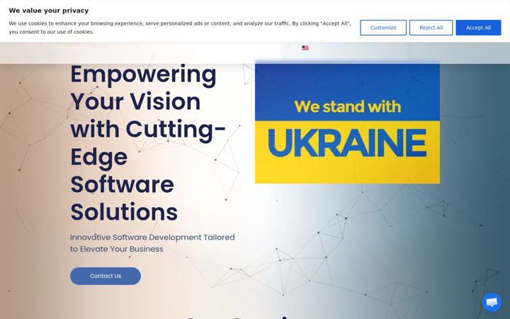Captură de ecran a aisolutions.com.ua