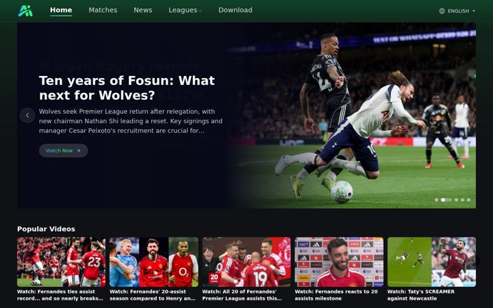 Screenshot of aisports.mobi