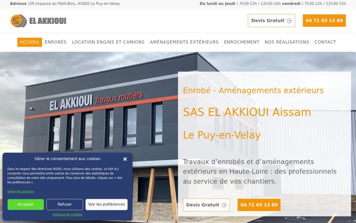 Screenshot von aissam-elakkioui.fr
