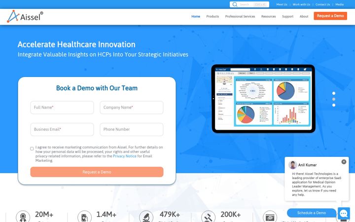 Screenshot von aissel.com