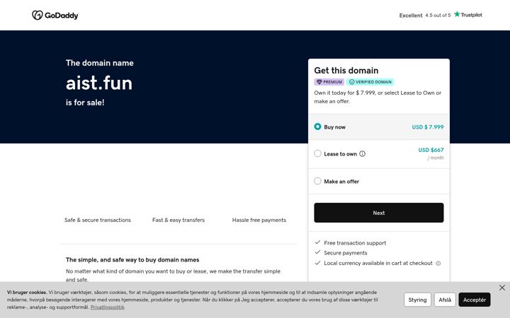 Screenshot of aist.fun