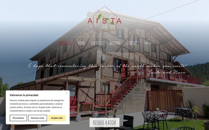 Zrzut ekranu aistalandetxea.com