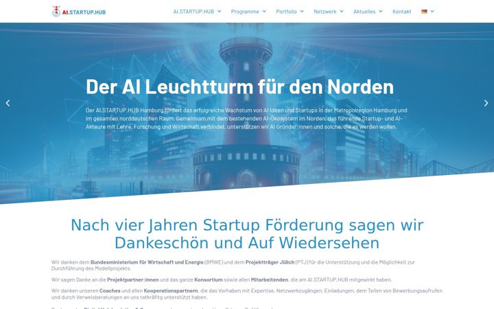 Zrzut ekranu aistartuphub.com