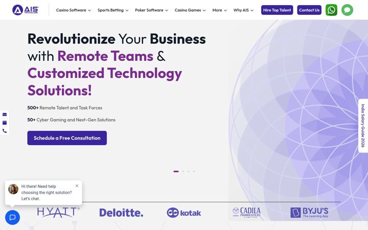 Screenshot ta' aistechnolabs.com