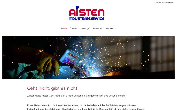 Screenshot of aisten.de