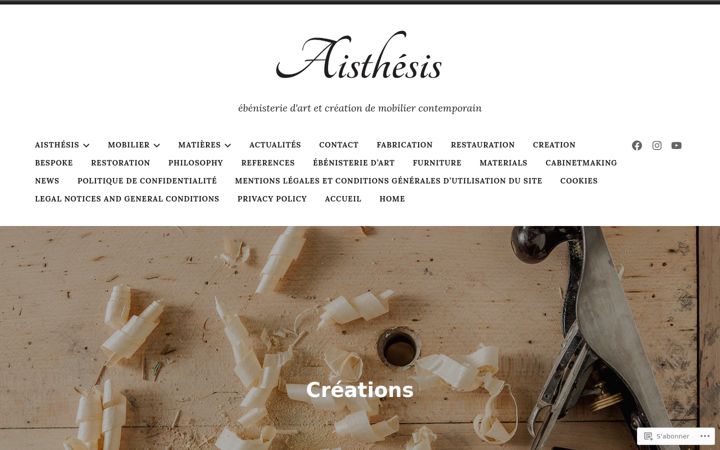 Screenshot of aisthesis.com