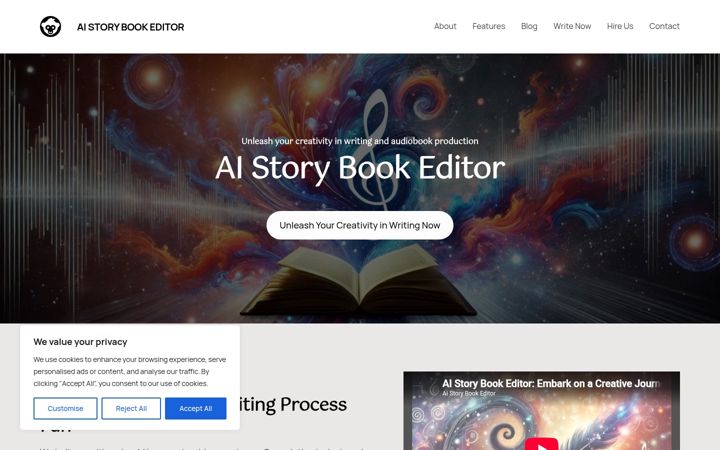 Zrzut ekranu aistorybookeditor.com