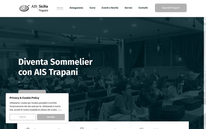 Screenshot of aistrapani.it