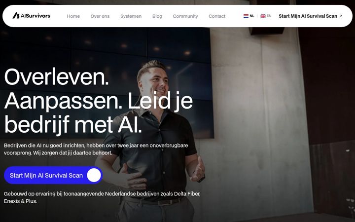 Screenshot of aisurvivors.com