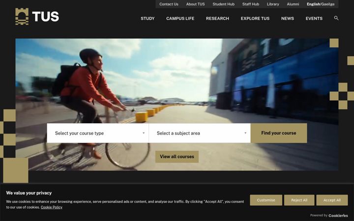 Screenshot of ait.ie