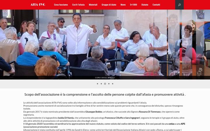 Captură de ecran a aita-fvg.it