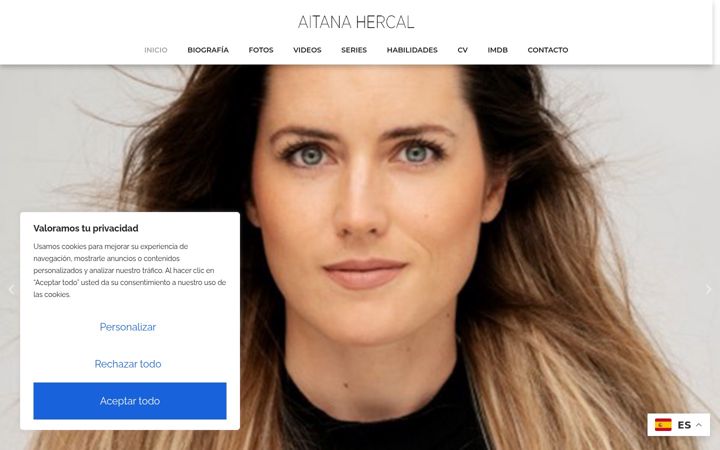 Skærmbillede af aitanahercal.com