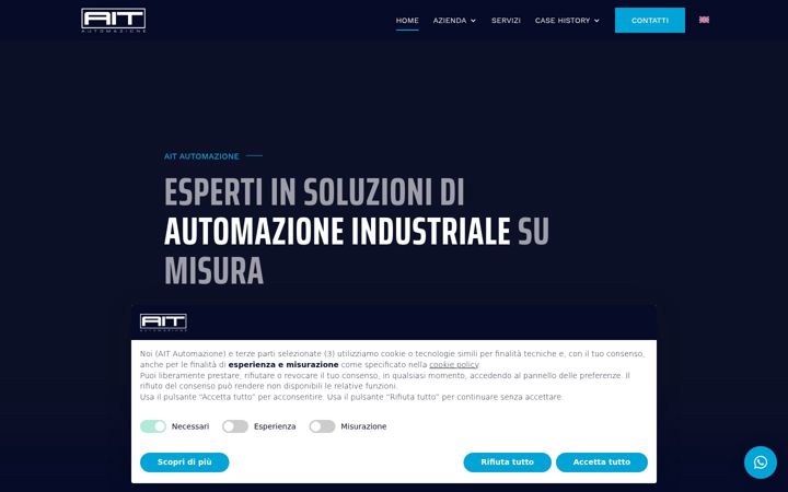Skærmbillede af aitautomazione.com
