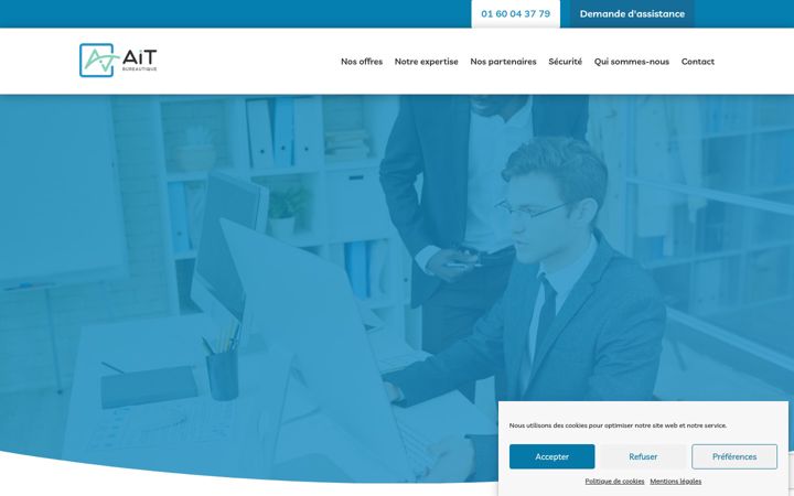 Screenshot of aitbureautique.fr
