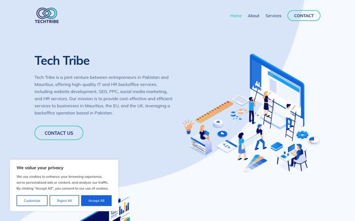 Screenshot of aitechtribe.co