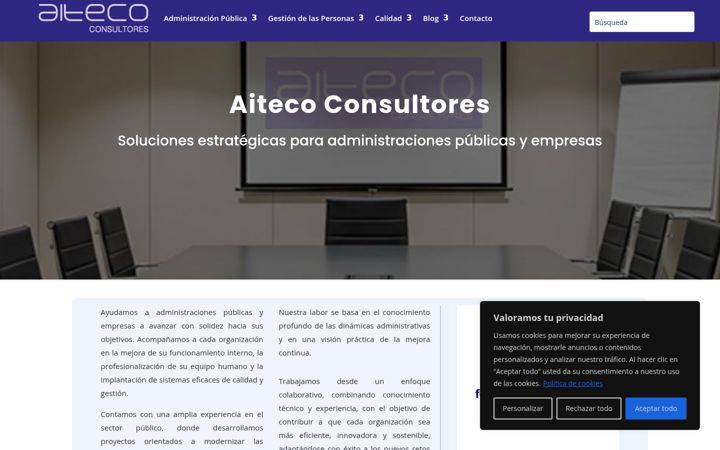Screenshot of aiteco.com