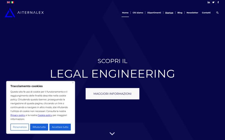Screenshot of aiternalex.com