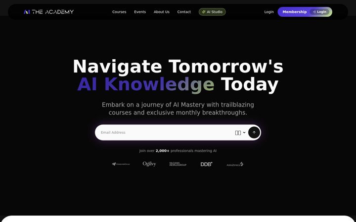 Screenshot του aitheacademy.com