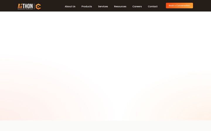 Screenshot of aithonsolutions.com