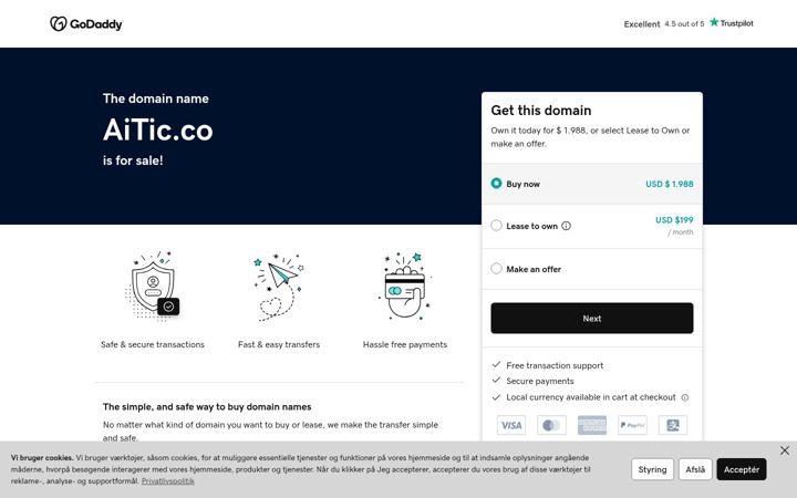 Screenshot van aitic.co