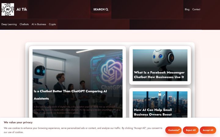 Screenshot of aitik.co.uk