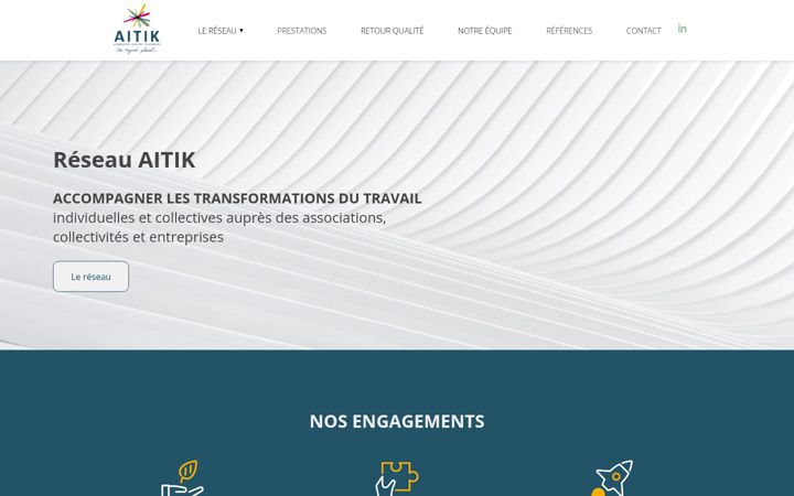 Screenshot of aitik.fr