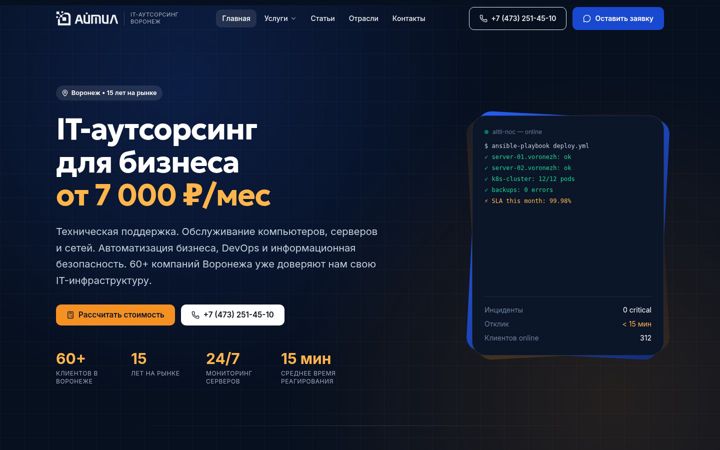 Screenshot of aitil.ru