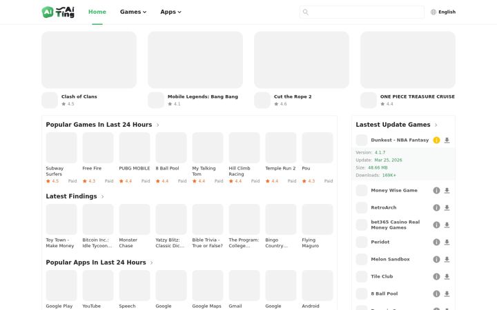 Screenshot of aiting.com