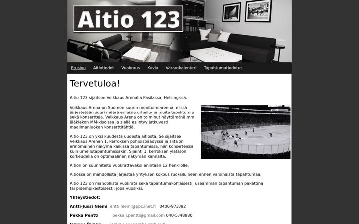 Screenshot of aitio123.com