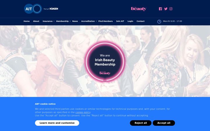 Screenshot of aitireland.com