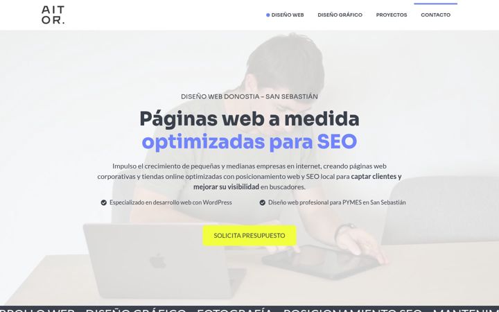 Screenshot of aitorizaguirre.com.es