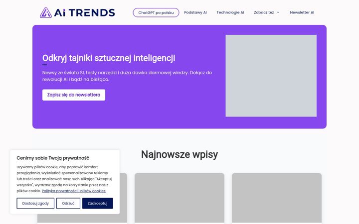 Screenshot of aitrends.pl