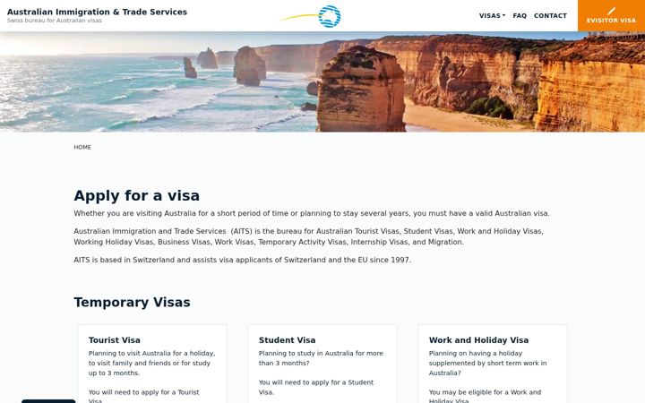 Screenshot of aits.ch